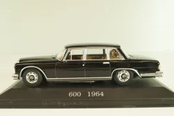 Mercedes-Benz 600 (W100) 1964, black, Altaya, MBOMS056, Mercedes-Benz Offizielle Modell Sammlung #56, 1:43 Уценка!