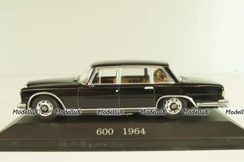 Mercedes-Benz 600 (W100) 1964, black, Altaya, MBOMS056, Mercedes-Benz Offizielle Modell Sammlung #56, 1:43 Уценка!