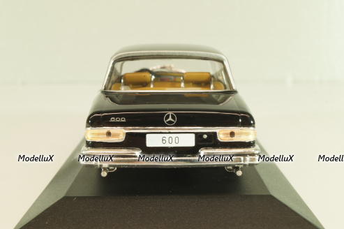 Mercedes-Benz 600 (W100) 1964, black, Altaya, MBOMS056, Mercedes-Benz Offizielle Modell Sammlung #56, 1:43 Уценка!
