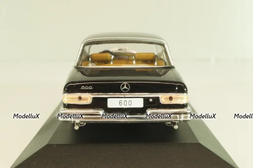 Mercedes-Benz 600 (W100) 1964, black, Altaya, MBOMS056, Mercedes-Benz Offizielle Modell Sammlung #56, 1:43 Уценка!