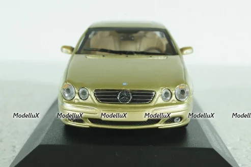 Mercedes CL 500 Coupe (C215) 1999, gold, 430038028, Minichamps 1:43 