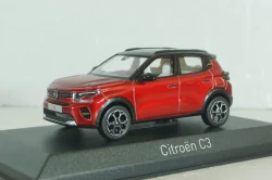 Citroën C3 2024, Red/black roof, 155310, Norev 1:43