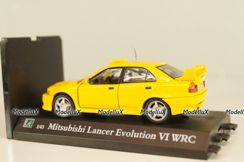 Mitsubishi Lancer Evolution VI WRC 1999, yellow, Cararama 1:43