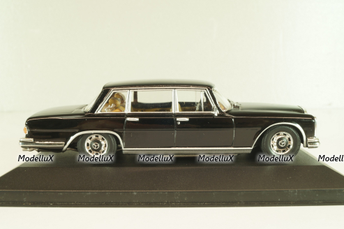 Mercedes-Benz 600 (W100) 1964, black, Altaya, MBOMS056, Mercedes-Benz Offizielle Modell Sammlung #56, 1:43 Уценка!