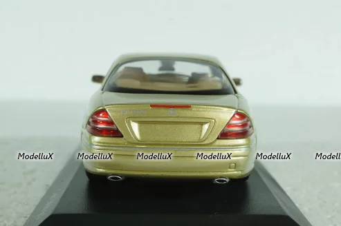 Mercedes CL 500 Coupe (C215) 1999, gold, 430038028, Minichamps 1:43 
