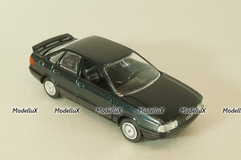 Audi 90 Quattro (B3) 1987, dark blue, 1037, Schabak 1:43
