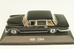 Mercedes-Benz 600 (W100) 1964, black, Altaya, MBOMS056, Mercedes-Benz Offizielle Modell Sammlung #56, 1:43 Уценка!