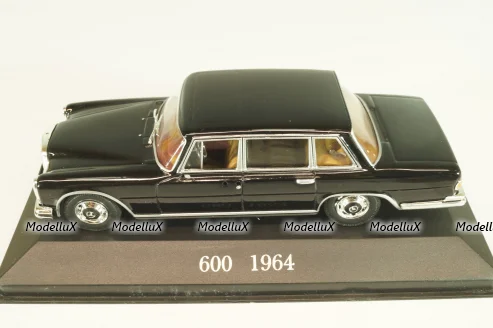 Mercedes-Benz 600 (W100) 1964, black, Altaya, MBOMS056, Mercedes-Benz Offizielle Modell Sammlung #56, 1:43 Уценка!