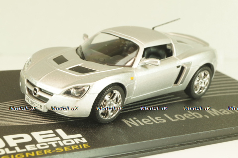 Opel Speedster, N.Loeb/M.Smith 2000, silver, OPCD131, Opel Collection Designer #131 1:43