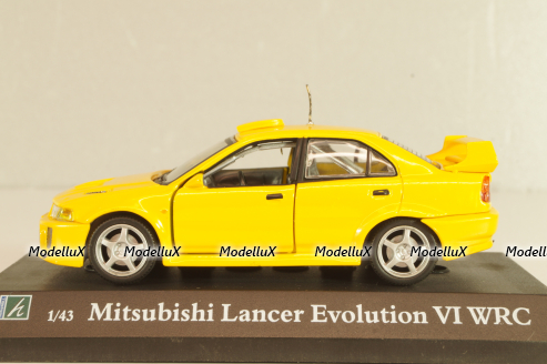 Mitsubishi Lancer Evolution VI WRC 1999, yellow, Cararama 1:43