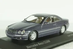 Mercedes CL 500 Coupe (C215) 1999, blue metallic, 430038025, Minichamps 1:43 