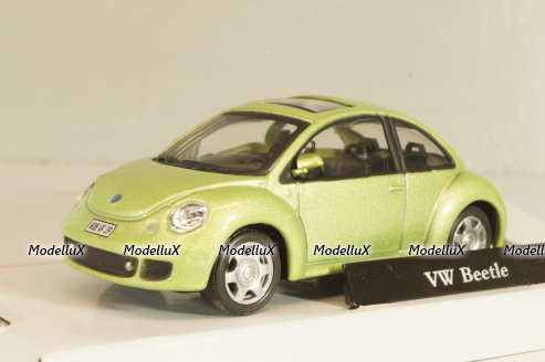 Volkswagen New Beetle (A4) 1997, light green, Cararama 1:43 Уценка!