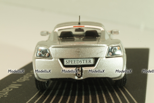 Opel Speedster, N.Loeb/M.Smith 2000, silver, OPCD131, Opel Collection Designer #131 1:43