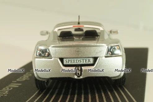 Opel Speedster, N.Loeb/M.Smith 2000, silver, OPCD131, Opel Collection Designer #131 1:43 с журналом, запечатанный!