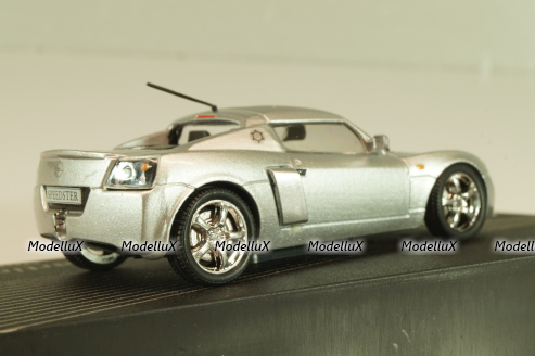 Opel Speedster, N.Loeb/M.Smith 2000, silver, OPCD131, Opel Collection Designer #131 1:43