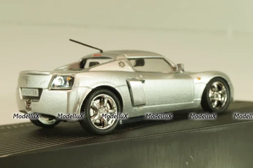 Opel Speedster, N.Loeb/M.Smith 2000, silver, OPCD131, Opel Collection Designer #131 1:43 с журналом, запечатанный!