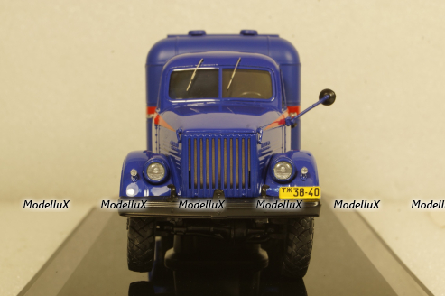 Газ 63 "АМ-2" 1957г с площадкой на крыше, кабина Молотов (Автомобиль Милицейский на шасси ГАЗ-63, Вторая модель), 106304, DiP Models 1:43