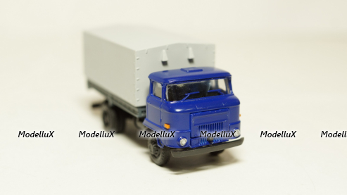IFA wl50 кузов с тентом, серый, THW, Herpa/КУМ 1:87 