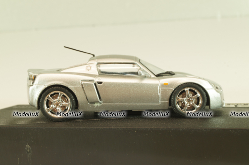 Opel Speedster, N.Loeb/M.Smith 2000, silver, OPCD131, Opel Collection Designer #131 1:43