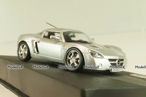 Opel Speedster, N.Loeb/M.Smith 2000, silver, OPCD131, Opel Collection Designer #131 1:43 с журналом, запечатанный!