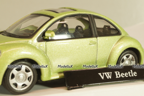 Volkswagen New Beetle (A4) 1997, light green, Cararama 1:43 Уценка!