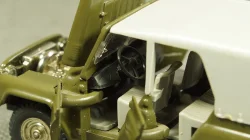Газ 63 "АМ-2" 1957г с площадкой на крыше, кабина Молотов (Автомобиль Милицейский на шасси ГАЗ-63, Вторая модель), 106304, DiP Models 1:43