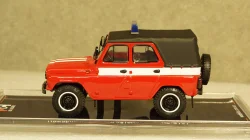 Газ 63 "АМ-2" 1957г с площадкой на крыше, кабина Молотов (Автомобиль Милицейский на шасси ГАЗ-63, Вторая модель), 106304, DiP Models 1:43