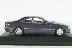 Mercedes CL 500 Coupe (C215) 1999, blue metallic, 430038025, Minichamps 1:43 