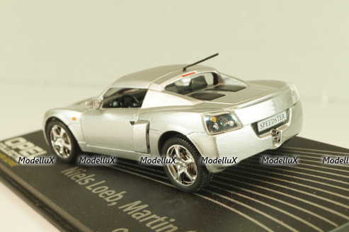 Opel Speedster, N.Loeb/M.Smith 2000, silver, OPCD131, Opel Collection Designer #131 1:43