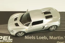 Opel Speedster, N.Loeb/M.Smith 2000, silver, OPCD131, Opel Collection Designer #131 1:43 с журналом, запечатанный!