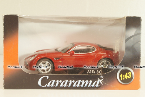 Alfa Romeo 8C Competizione 2007, red, Cararama 1:43