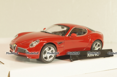 Alfa Romeo 8C Competizione 2007, red, Cararama 1:43