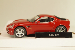 Alfa Romeo 8C Competizione 2007, red, Cararama 1:43