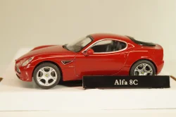 Alfa Romeo 8C Competizione 2007, red, Cararama 1:43