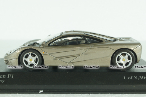 McLaren F1, grey, 530133437,  Minichamps 1:43