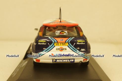 Ford Focus WRC Winner Rallye Ciprus 2000 Sainz/Moya St.Nr.6, SKW00022, Skid 1:43