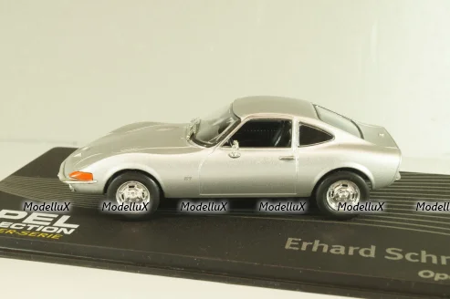 Opel GT, Erhard Schnell 1968, silver, OPCD121, Opel Collection Designer #121 1:43