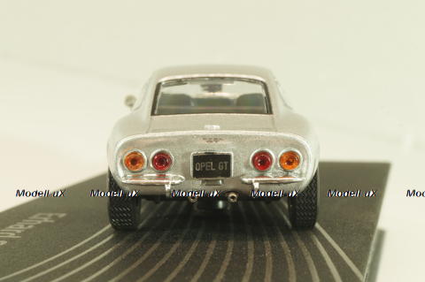 Opel GT, Erhard Schnell 1968, silver, OPCD121, Opel Collection Designer #121 1:43