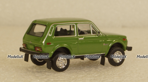 Lada Niva, green, BRE27201, Brekina 1:87