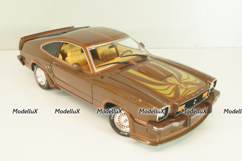 Ford Mustang II King Cobra 1978, brown, 13669, Greenlight 1:18