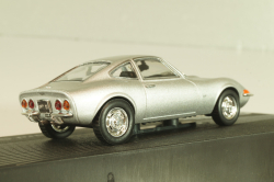 Opel GT, Erhard Schnell 1968, silver, OPCD121, Opel Collection Designer #121 1:43