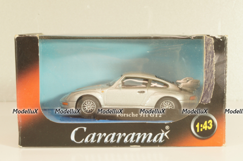 Porsche 911 (993) GT2 1994, silver, Cararama 1:43