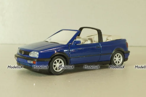 Volkswagen Golf III Cabriolet 1991, blue, Schabak 1:43