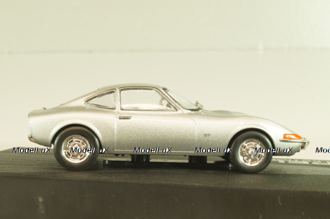 Opel GT, Erhard Schnell 1968, silver, OPCD121, Opel Collection Designer #121 1:43