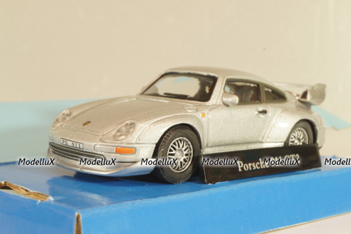 Porsche 911 (993) GT2 1994, silver, Cararama 1:43