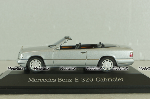 Mercedes-Benz E 320 Cabriolet (A124) 1987, silver, B66005710, Herpa 1:43