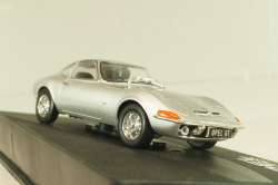 Opel GT, Erhard Schnell 1968, silver, OPCD121, Opel Collection Designer #121 1:43