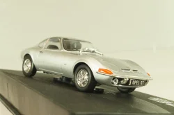 Opel GT, Erhard Schnell 1968, silver, OPCD121, Opel Collection Designer #121 1:43