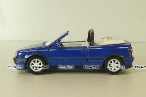 Volkswagen Golf III Cabriolet 1991, blue, Schabak 1:43