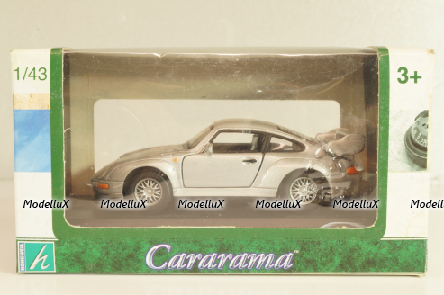 Porsche 911 (993) GT2 1994, silver,Cararama 1:43